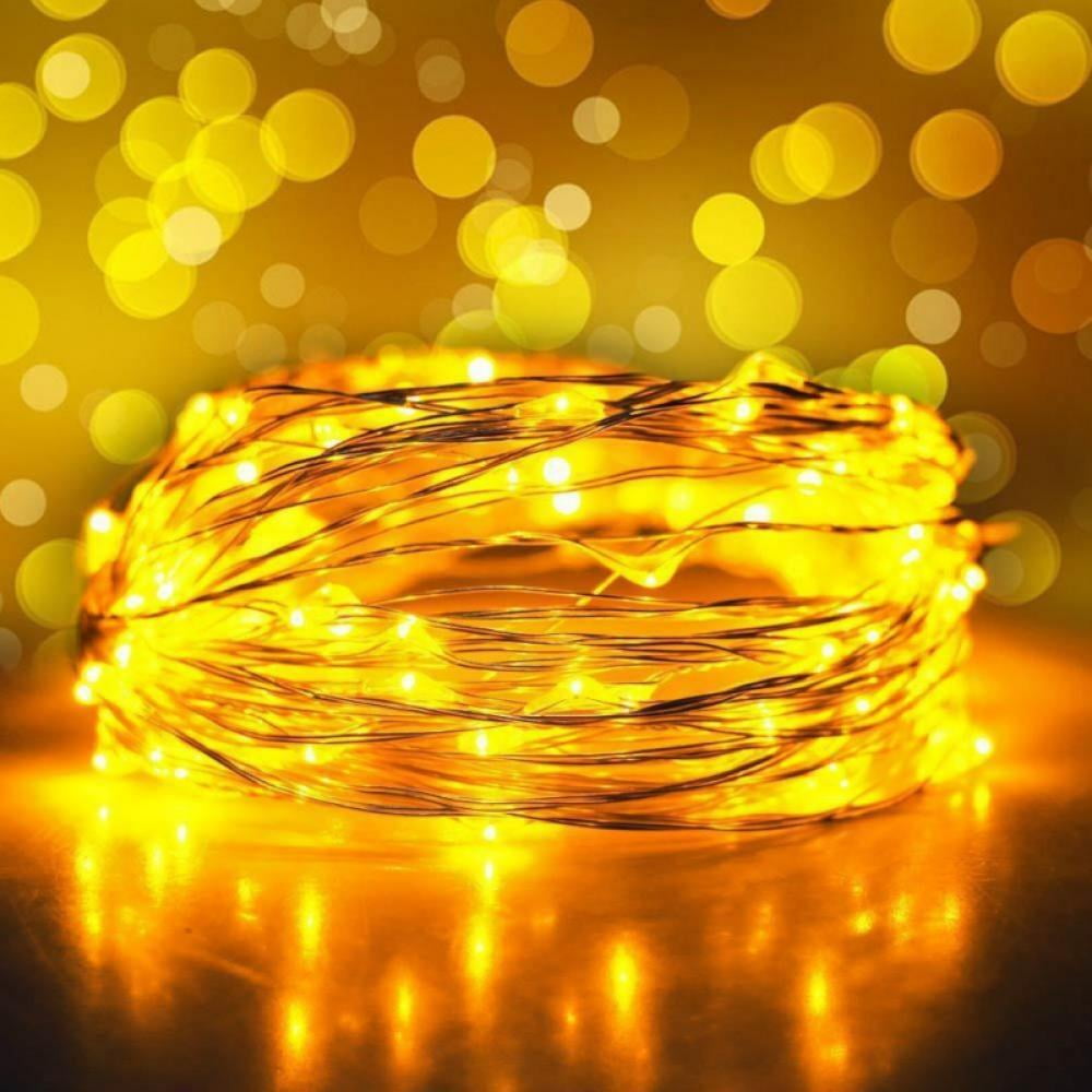 50/100/200 LED USB Plug In LED Micro Copper Wire Fairy String Lights Party Decor 