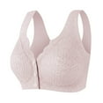 thumbnail image 2 of ylioge Front Closure Bras for Women No Underwire Plus Size L-4X Push Up Bralettes Ladies Lightweight Solid Color Breathable BC-Cup Underwear Bra, 2 of 7