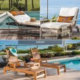 thumbnail image 5 of 1 Pack Outdoor Waterproof Throw Pillows for Head,Halloween Theme Pumpkins Ghost Witch Hats Cushion Cases with Insert&Straps Neck Pillows for Patio Recliner Chair,Orange, 5 of 9