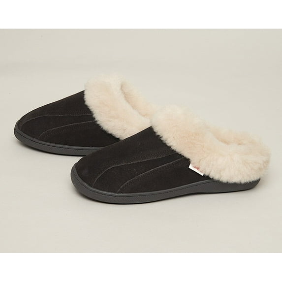 Tamarac by Slippers International Womens Cozy Clog Shearling Slipper ROOTBEER / 5