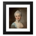 thumbnail image 2 of Per Krafft the Elder 12x14 Black Modern Framed Museum Art Print Titled - Portrait of Izabela Lubomirska Nee Czartoryska, 2 of 5