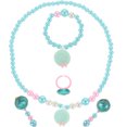 thumbnail image 3 of Ensemble de Bijoux en Résine Rose pour Enfants Confortable et Durable avec Design Unique 1 Ensemble, 3 of 8