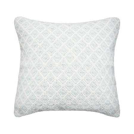 UPC: 0008246762348 | Bianca Seaglass Geometric Throw Pillow 18  X 18  Decor Decoration Throw And Accent Woven Throw Pillow For Bedding Sofa Or Couch