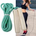 thumbnail image 4 of CSChome Skipping Rope Adjustable Flax Weaving Jumping Rope Long Rope Fat Burning Fitness Exercise for Adults and Children, 4 of 7