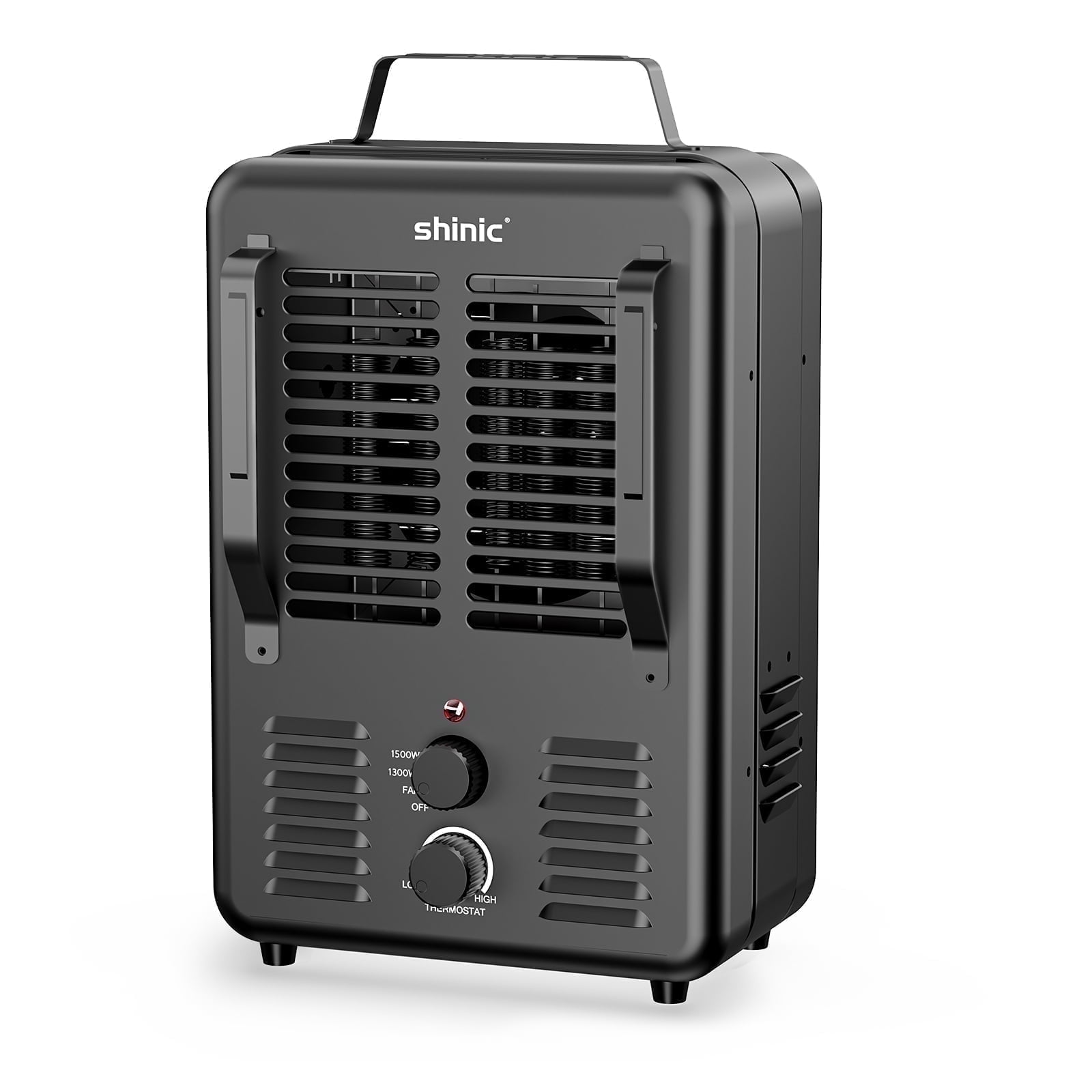 Shinic 1500W Milkhouse Heater with Thermostat, Milkhouse Utility Heater for Indoor Use Garage Home