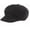 Black, variant on Women Vintage Newsboy Peaked Beret Cap Warm Baker Boy Visor Hat Flat Cap
