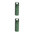 thumbnail image 2 of Yuarrent Cajas de almacenamiento de pastillas para el hogar Pastillero de aleación de aluminio Contenedor organizador de transporte de tabletas Verde 2piezas, 2 of 6