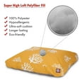 thumbnail image 3 of Majestic Pet | Coral Rectangle Pet Bed For Dogs, Removable Cover, Yellow, Large, 3 of 6