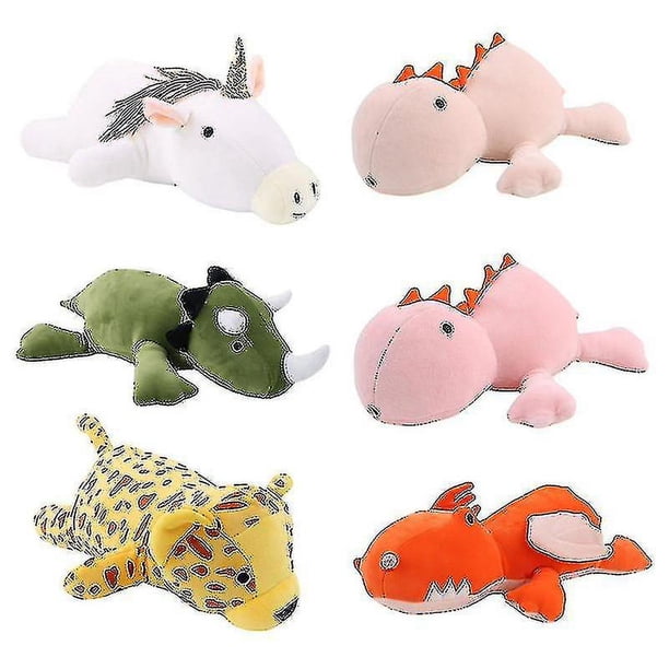 Dinosaurio de peluche ponderado de juguete, almohada de felpa ponderada de dinosaurio, cojín trasero Lumbar suave, almohadas bonitas, nuevo