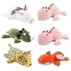 thumbnail image 1 of Dinosaurio de peluche ponderado de juguete, almohada de felpa ponderada de dinosaurio, cojín trasero Lumbar suave, almohadas bonitas, nuevo, 1 of 5