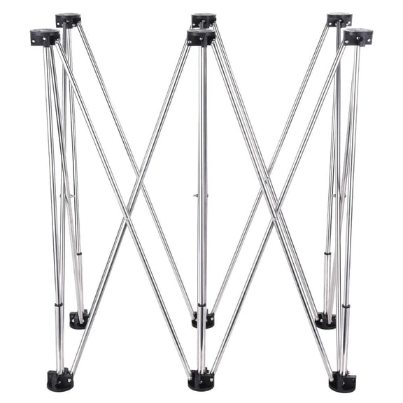 FLROHA Folding Work Stand Sturdy Portable Folding Work Stand Heavy-Duty Work Bench Table Stand Versatile Construction Table Unique Spider Leg Table 600kg Load Capacity amiable