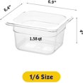 thumbnail image 5 of EcoNesxp Polycarbonate Dimensions: 1.5 Inch Deep Commercial Food Storage Containers, 5 of 5