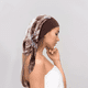 thumbnail image 4 of 3pzs Turbante Gorros Chifón Labg Dama Oncológico Quimio Alopecia Cafe, 4 of 5