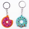 thumbnail image 5 of 6 Piezas Llavero de Donut Dulce Favores de Fiesta de Donut Llaveros para Niños para Mochilas Llavero de Donut Colgante Llavero con Tema de Donut Dulce Colgante para Adorno de Juguete para Niños Regal, 5 of 5