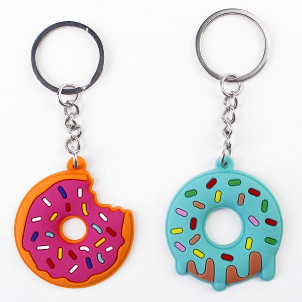 Donut keychain deals