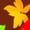 Golden maple leaf, variant on Women's Festives Socks with Thanksgiving Themes Turkeys Pumpkins Maple Pattern Men's Cotton Middle Tube Socks