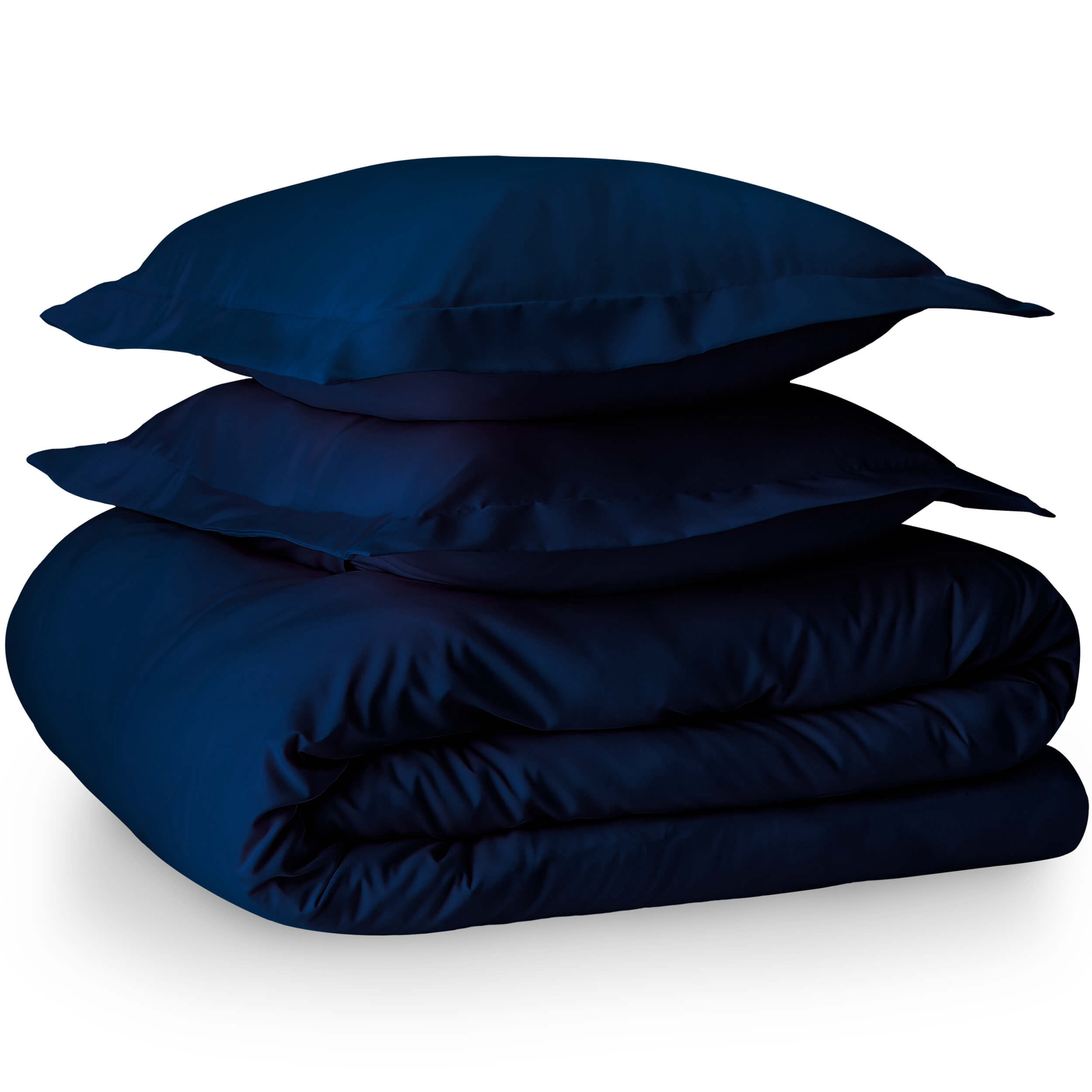 Bare Home Luxury 4 Piece Duvet Insert + Duvet Cover Set - Premium 1800 Ultra-Soft Brushed Microfiber - Hypoallergenic, Easy Care, Wrinkle Resistant (King, Dark Blue)
