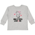 thumbnail image 3 of Inktastic Mimi and Poppy Grandchild Cat Girls Long Sleeve Toddler T-Shirt, 3 of 5