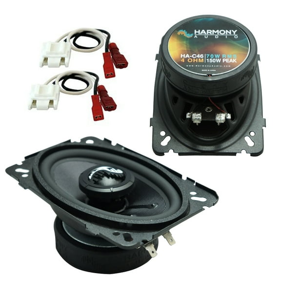 Fits Jeep Wrangler 1985-1996 Front Dash Replacement Harmony HA-C46 Speakers New