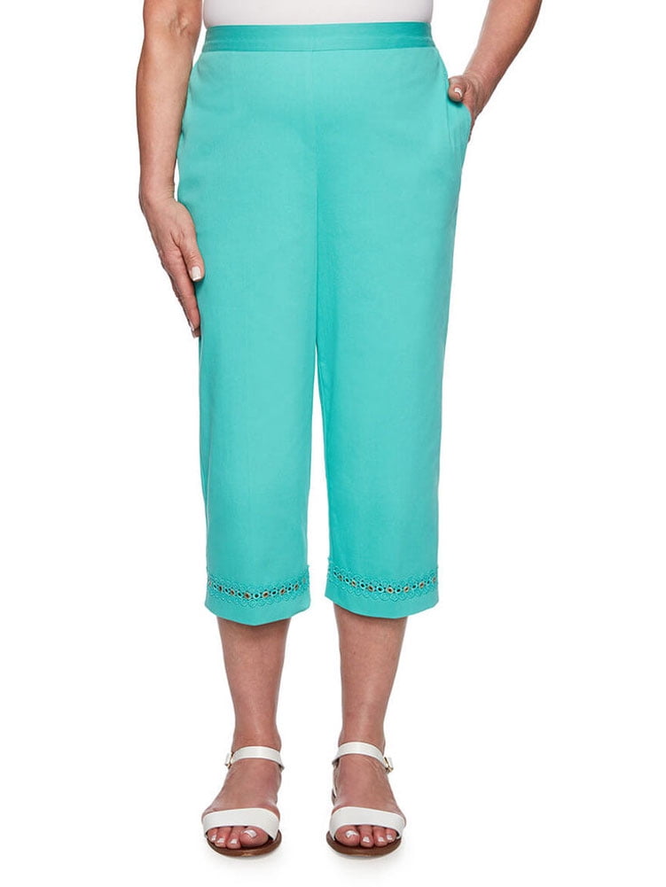 alfred dunner capris plus size