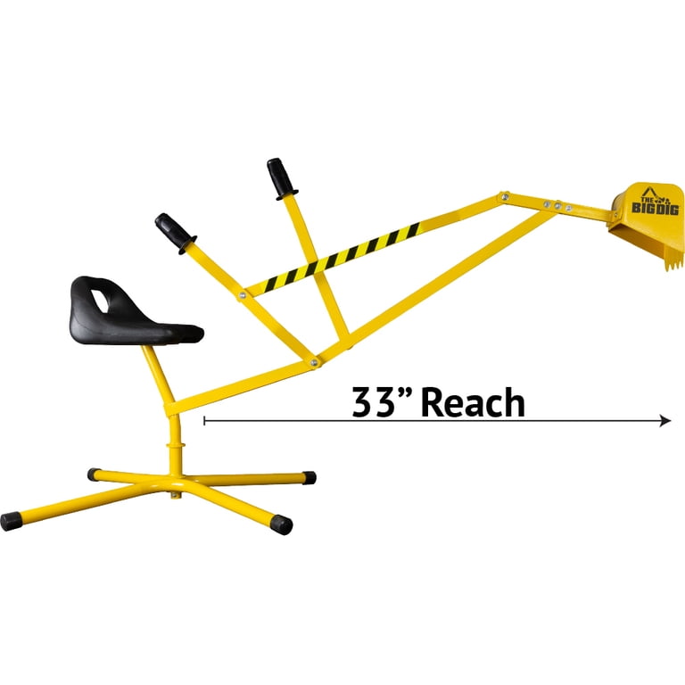 The Big Dig Sandbox Excavator Toy, 360 Degree Rotation photo 5