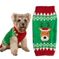 thumbnail image 1 of Dogs Button Knit Sweater Christmas Cats Costumes Super Warm Embroidery Sweater for Small to Large Sized Dogs, 1 of 8