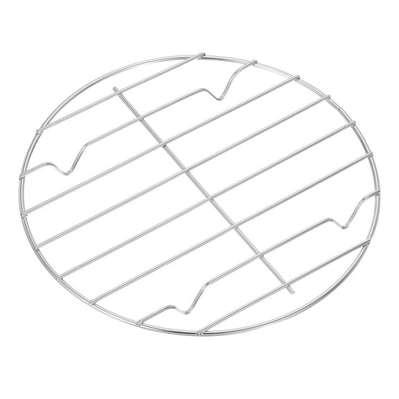 Uxcell 7-7/8" Round Cooling Rack, Roasting Steaming Cooling Rack, Cooking Grid Grill