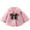 Hot Pink, variant on SGMVNU Kids Boys Girls Fall Winter Jacket Baby Coat Fall Winter Shawls Girl's Cloak Baby Girl's Top Warm Fuzzy Outerwear Coat(Size 3-6 Months, Pink)