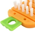 thumbnail image 6 of Ludlz Vegetable Brush, Vegetable Scrubber Brush, vegetable brush scrubber for potatoes, carrots, Corn Cleaning Brush Carrot Shape Convenient ABS Multifunctional Kitchen Cleaner for Vegetable, 6 of 8