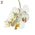 thumbnail image 2 of Ludlz 1Pc Artificial Flower Butterfly Orchid Purple Orchid Plastic Faux Orchid Plants Purple Phalaenopsis Orchids Arrangement Plants for Home Decor Indoor Table Decorations, 2 of 7