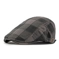 thumbnail image 1 of Men's British Retro Plaid Cap Outdoor Spring Fall Fashionable Headwear Sun, 1 of 5
