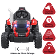 thumbnail image 3 of Montable Electrico para Niños Tractor de Granja con Batería 12v Control Remoto Luz y Sonido Bluetooth - Rojo, 3 of 7