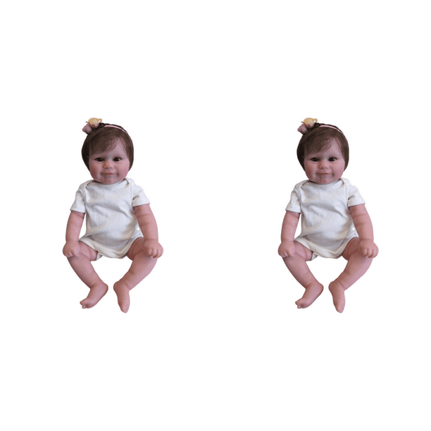 Muñecas Bebé Reborn Realistas Muñeca Cuerpo Con Ojos Abiertos 50 Cm para A Partir 3 Años