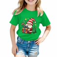 thumbnail image 6 of Xyant Christmas Shirts for Kids, Boys Girls Santa Claus Christmas Tree Print Short Sleeve Tshirts Toddler Funny Holiday Gift Xmas Graphic Tees Tops, Size 7-8 Years, 6 of 6