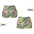 thumbnail image 4 of KLL Blooming Cactus Pattern Workout Shorts for Women Scrunch Short Gym Yoga Running Sport Active Exercise Fitness Shorts, 4 of 8