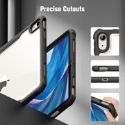 Fintie Case for iPad Air 11-inch M3 (2025) / M2 (2024), iPad Air 5th (2022) / 4th Generation (2020) 10.9 Inch - Shockproof Soft TPU Bumper with Slim Lightweight Clear Transparent Back Cover