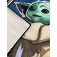thumbnail image 3 of Star Wars Mandalorian Baby Yoda Kids Area Rug Room Decor 52" x 68" Non Skid Play Mat, 3 of 7