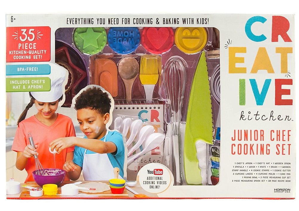 creative kitchen junior chef cooking set