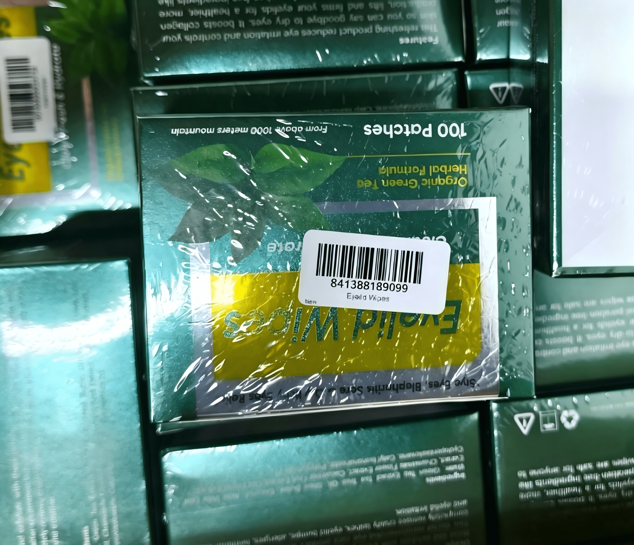 Eyelid Wipes, Eyelid Cleansing Wipes for Dry Eyes, Daily Gentle Eye Care for Sensitive Skin, Natural & Easy to Use, 100pcs