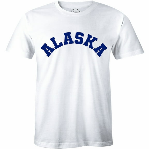 Alaska State Athletic Wear USA T Novelty Gift Short Sleeve Collegiate T-Shirt