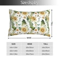 thumbnail image 2 of Fotbe Watercolor Bright Sunflowers Funda de Almohada Decorativa Estilo Occidental, Lujo en Algodón, Fundas para Almohadas King, Cojín Estampado para Decoración del Hogar-20"x30", 2 of 6