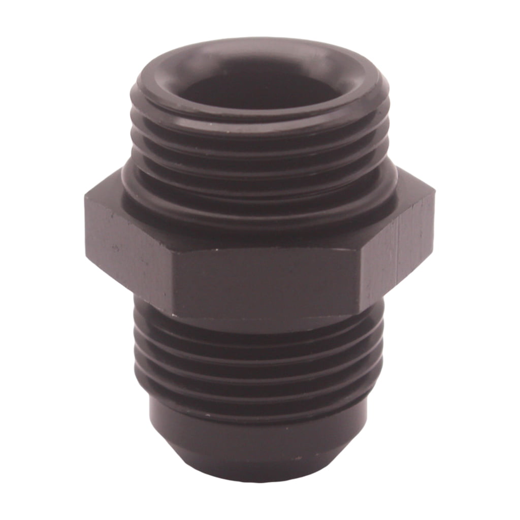 ORB-10 O-ring Boss AN10 10AN to AN10 10AN Male Adapter Fitting for fuel oil gas coolant water air Black AN10 to AN10 O ring seal