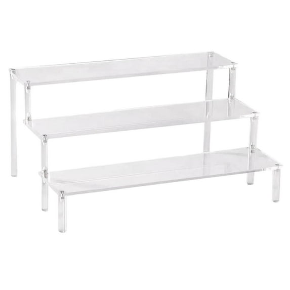 Detachable Acrylic Action Figure Display Riser Stand Perfume Cupcake Desserts Holder Stand Shelf Doll Storage Rack for Decoration