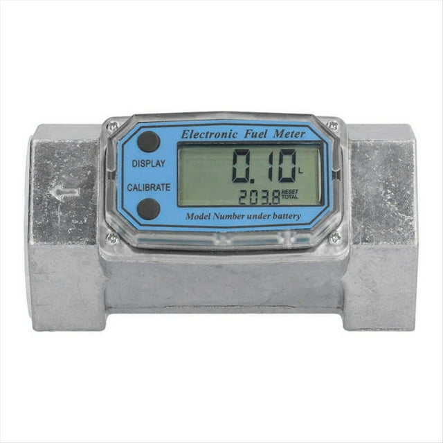 Medidor de Flujo de Turbina de 2 Pulgadas, Medidor de Flujo Electrónico Digital de Combustible Líquido, Agua, Gasóleo para Automatización Industrial