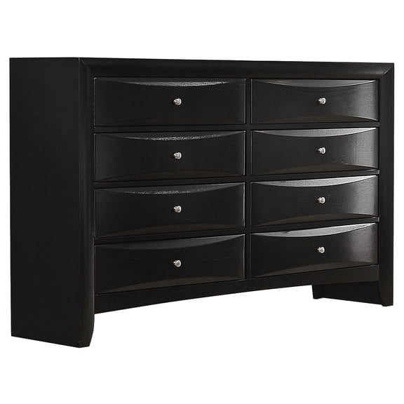 Coaster Briana 8-Drawer Dresser, Black