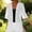 White, variant on Jerdar Kimono Cardigans for Women Casual Summer Cover Up Open Front Resort Wear Lightweight 2026 L