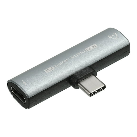 USB C to 3.5mm Headphone and 30W PD Fast Charging Adapter 2 in 1 Type C to 3.5mm Audio HiFi 32bit 384Khz