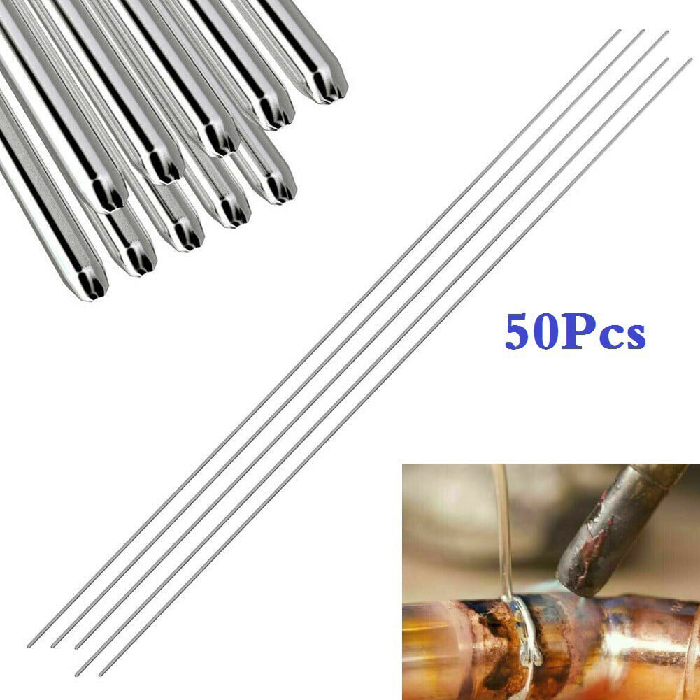 50 PCS Aluminium Welding Brazing Soldering Low Temp Solder Wire Easy Weld Rods 