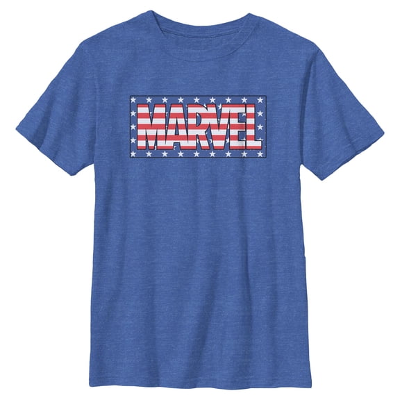 Boys Marvel American Logo T Shirt