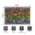 thumbnail image 5 of Bohemian Retro Floral Non-Slip Entryway Door Mat,Boho Indoor Decor Durable Low Plush Door Mat,Washable Welcome Rug for Patio Hallway Home Decor 16x24 Inches, 5 of 7